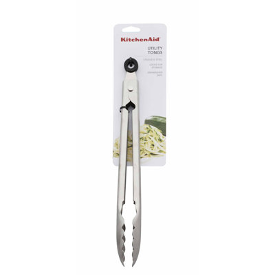 KitchenAid® Gourmet Stainless Steel Utility Kitchen Tongs