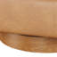 Fauteuil pivotant de 22,5 po de largeur en similicuir et mousse brun - Structure en bois, revêtement