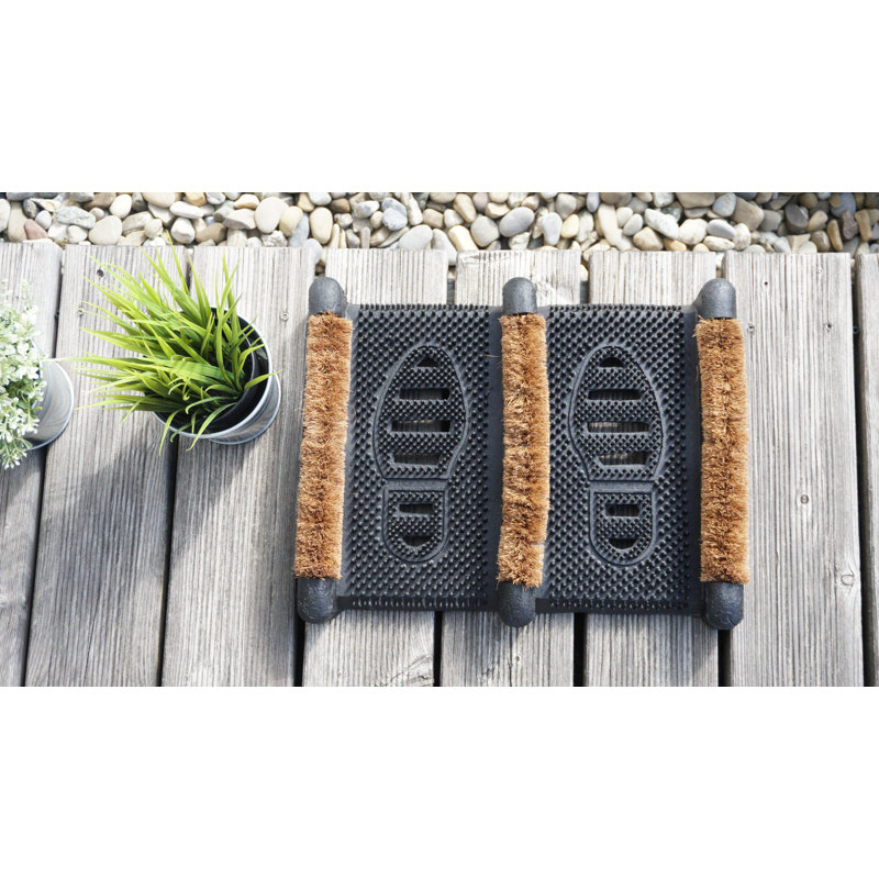 Fußabstreifer Cleaner - Schuhreiniger Outdoor Kokos