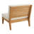 Irma Outdoor Solid Teak Wood Chair with Cushions