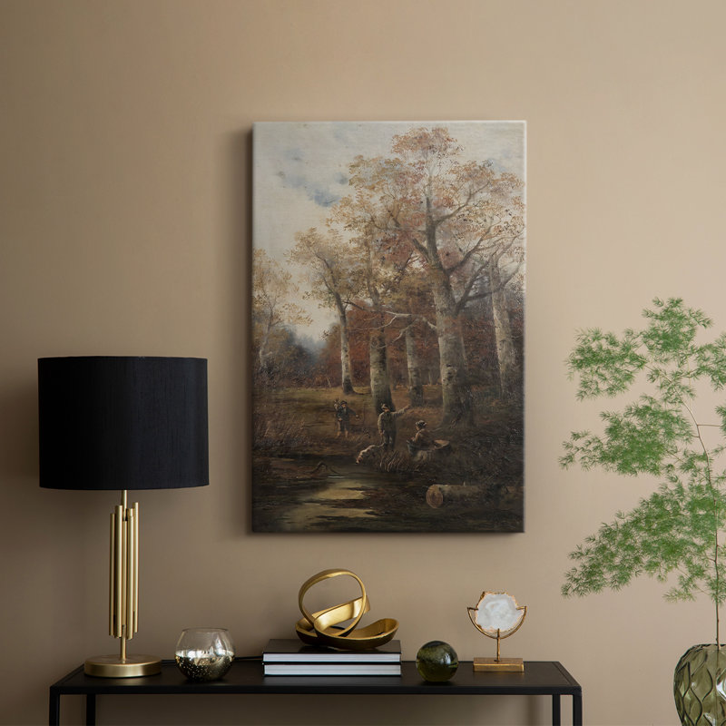 Paysage rétro CIX - galerie Cavas, H 27 po x l 18 po