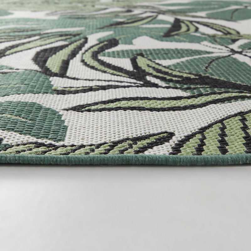 Tapis d'intérieur / extérieur blanc Aquilina
