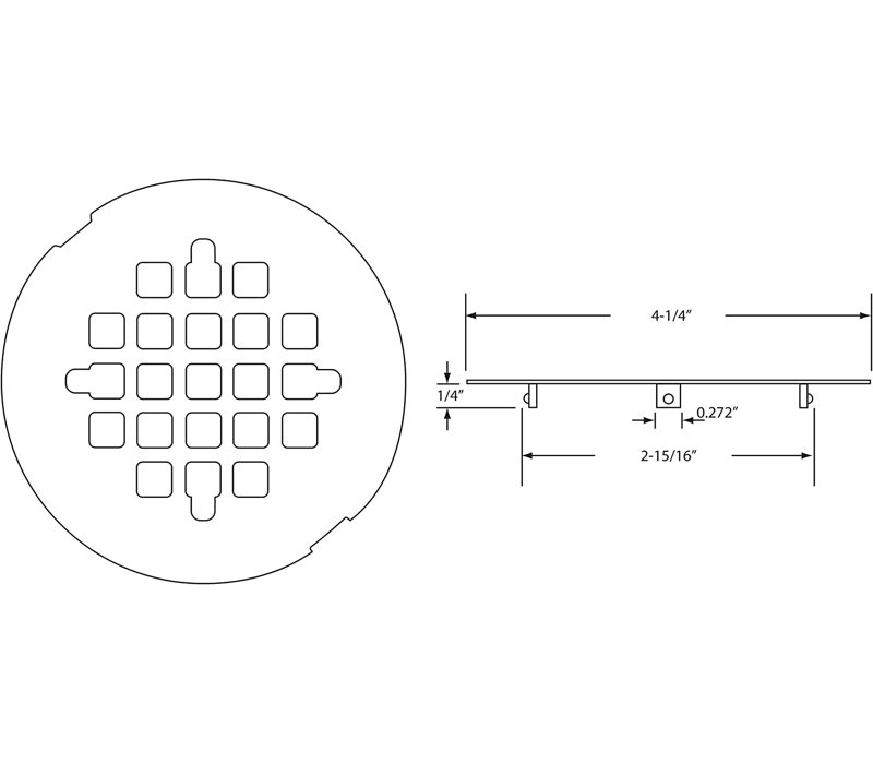 4.25'' W Grid