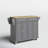 Idlewild Solid Wood Top Kitchen Cart-1265041941