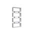 Priestley 161cm H x 72cm W Geometric Bookcase-2136700697