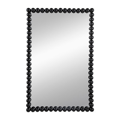Versatile Black Mirror For Home Decor, Enhancing Space And Light