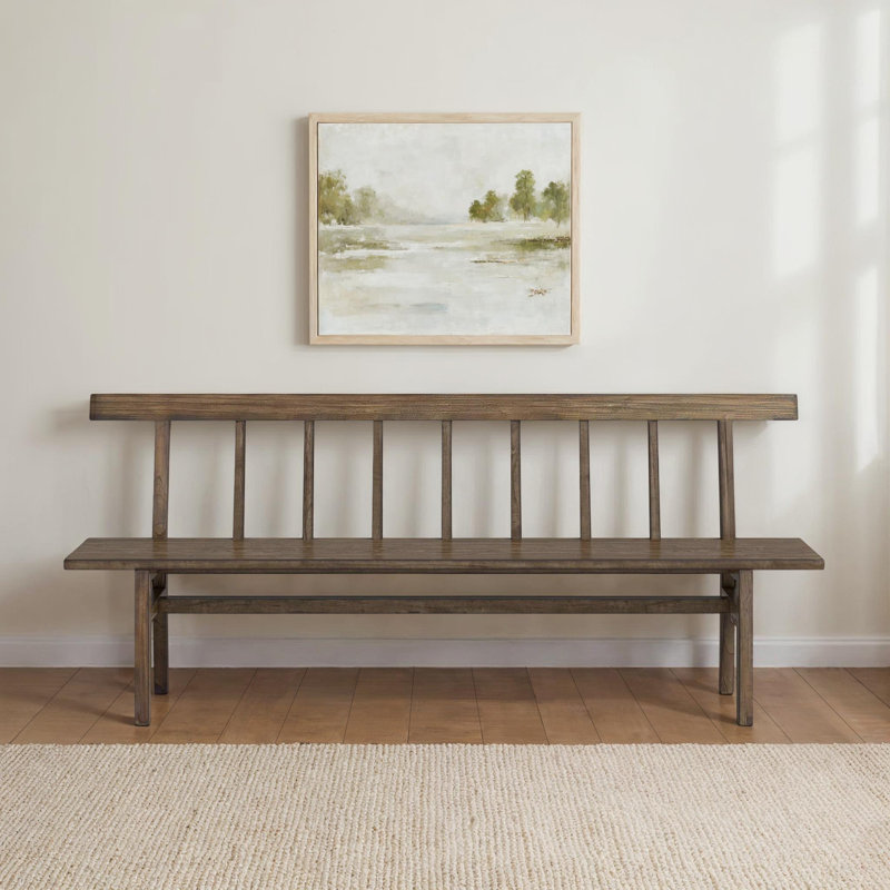 Analiese Solid Wood Bench