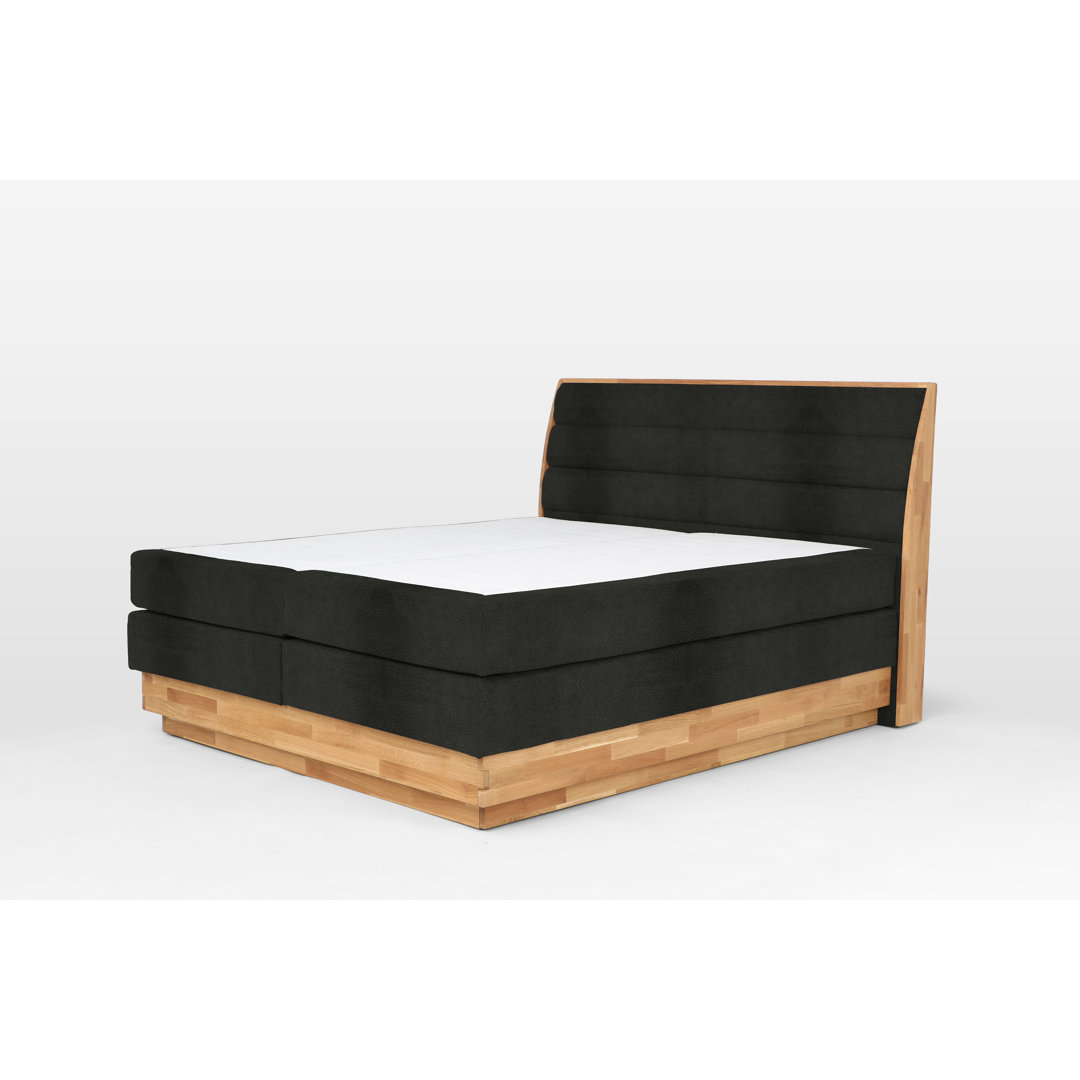 Boxspringbett Marissa mit Topper und Bettkasten