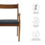 Ensemble de 2 chaises de salle à manger en tissu Solara-105770584-105770582