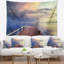 Tapisserie paysage marin sous un ciel lumineux-28504285
