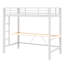 Base de lit mezzanine en métal avec lumière DEL, station de charge USB et bureau Gaming-112683469-112683467