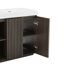 Grand lavabo de salle de bain indépendant, lavabo blanc intégré-195983438-195983436