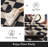 Vilena Herringbone Pattern Washable Area Rug - Chic Textured Design for Living Room, Bedroom, or Entryway Decor-1005013594