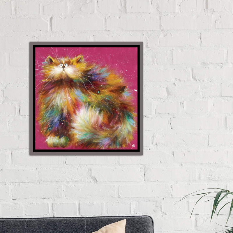 « knickerbocker » par kim haskins-impression sur image, H 18 po x l 18 po x P 1,5 po, Toile encadrée de bois rustique foncé