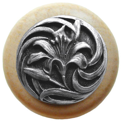 Poignée champignon floral de 1,5 po de diamètre