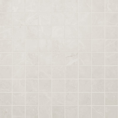Dapple 11.81 In. X 11.81 In. Marble Look Matte Porcelain Mosaic Floor And Wall Tile (10.56 Sq. Ft. / Each)