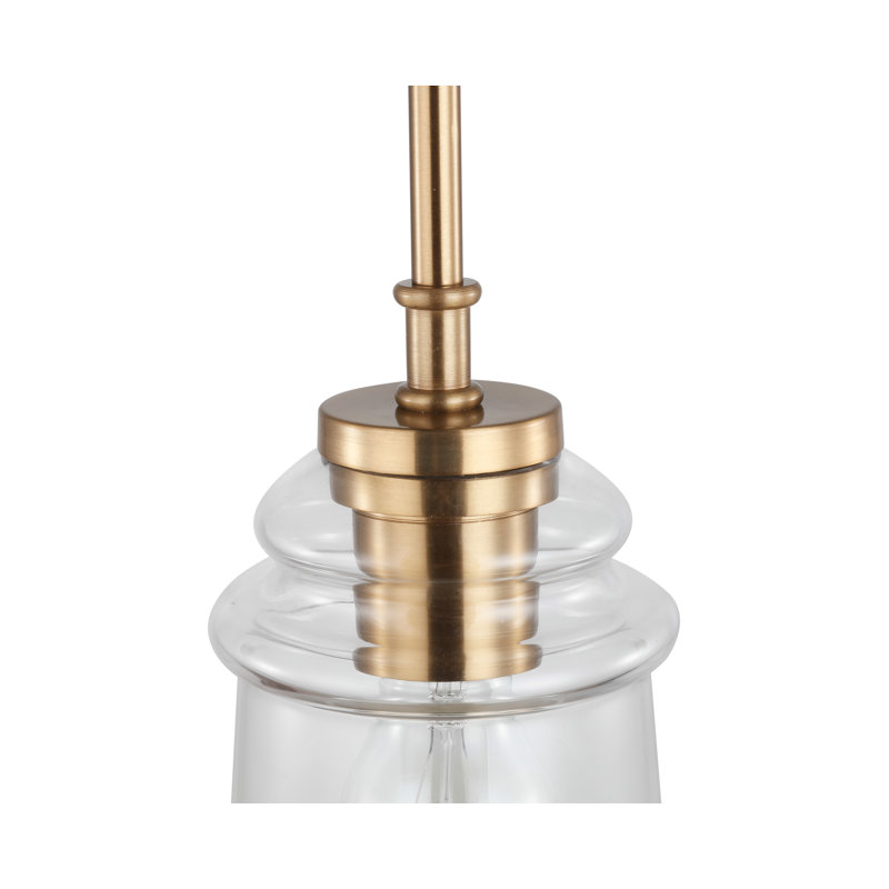 Shifflett 1 - Light Single Pendant, Brass