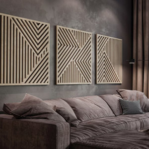 3 Piece Large Modern Wall Décor Set