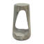 Table d'appoint d'extérieur, table de bout à conception creuse, tabouret de jardin pour patio, table d'appoint décorative pour terrasse de balcon sur la plage, béton léger, texture semblable au bois-447908193-447908194-447908222