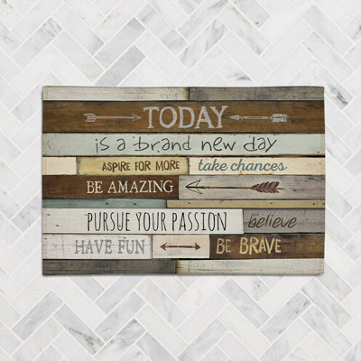  Tapis en chenille Inspiring Mantra