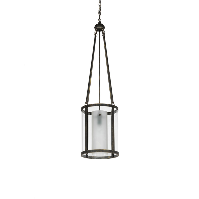 Luminaire suspendu cylindrique à 1 lumière Cilindro