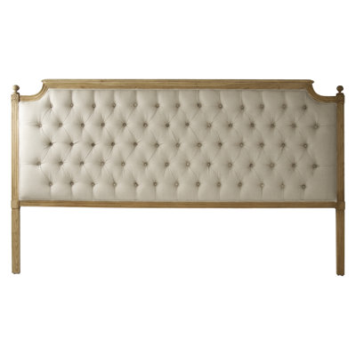 Bodil Upholstered Linen Panel Headboard