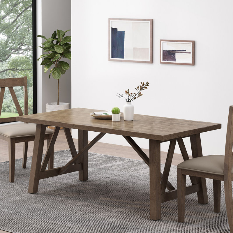 DINING TABLE, Antique Brown