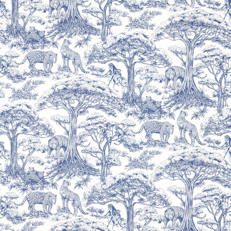 Kisumu Cotton Blend Fabric, Midnight