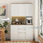 Armoire de cuisine polyvalente avec des fonctions avancées et un grand espace de rangement