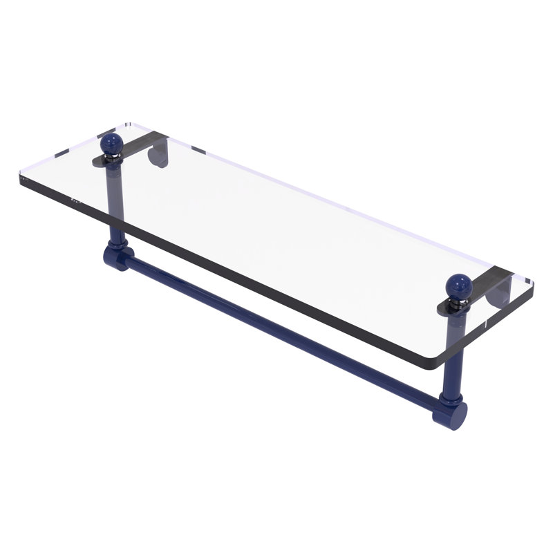 Tablette flottante avec barre à serviettes Prestige Regal, H 5 po x l 16 po x P 5 po, Rose