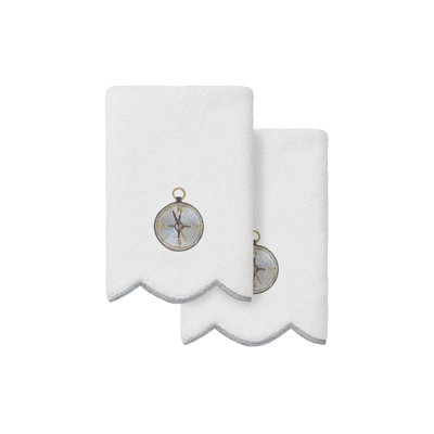  Ensemble de serviettes 100% coton turc SEA JOY Scallop 2PC