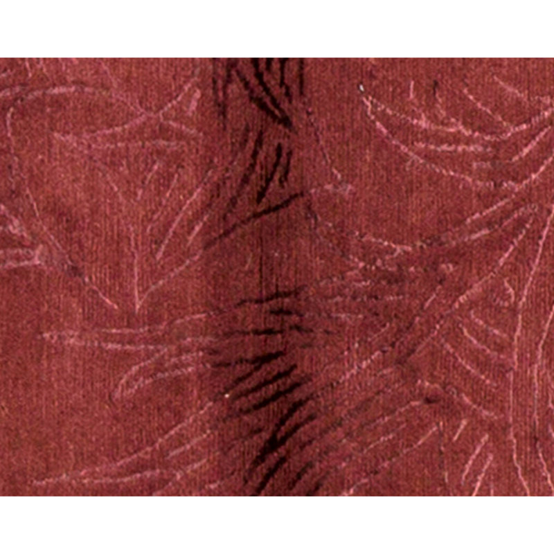 Hand Knotted Wool Area Rug in Red