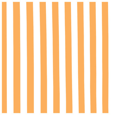Orange White Stripes Canvas Gallery Wrap in Many Sizes
