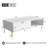 Mid-Century Modern Coffee Table with Double Drawers-1723451471