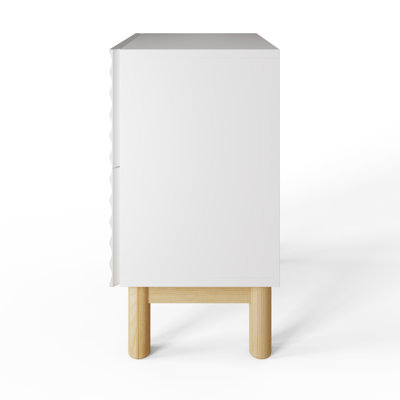 Taeshia 40cm W Manufactured Wood Bedside Table