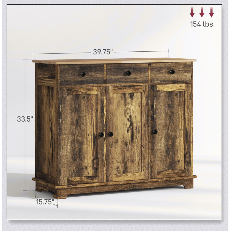 Accent Cabinet with Drawer, Wood
