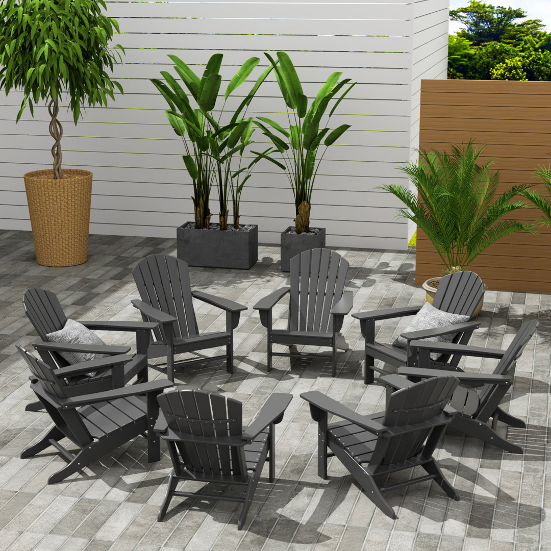 Rimbert Plastic Adirondack Chair Highland Dunes 