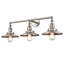 Ayoka 28'' Wide 3-Light Vanity Light - Satin Nickel