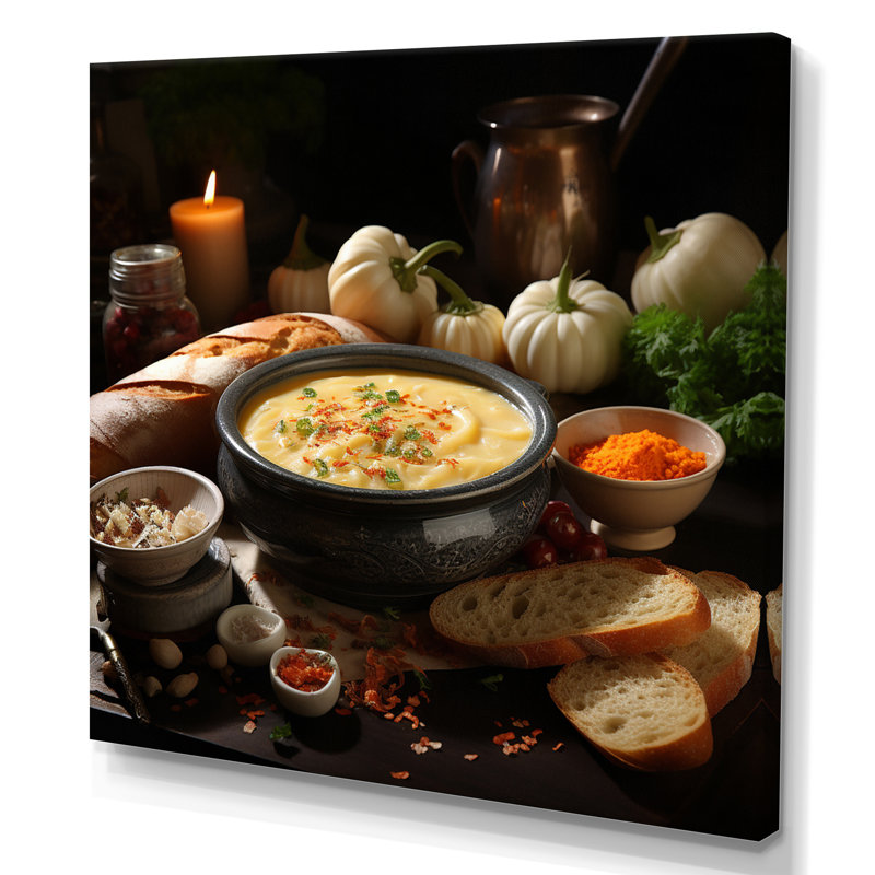 Hearty Soup II sur impression sur toile, Toile tendue, H 24 po x l 24 po x P 1 po