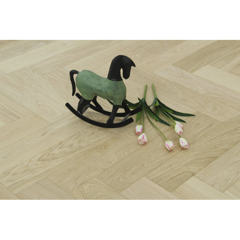 Oak 12.5cm W Hardwood Flooring, Oak Brushed Oiled