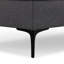 Repose-pieds de rangement pour table basse avec couvercle relevable et pieds en métal Rebecca