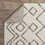 Tapis géométrique en polypropylène tissé à la main Andrais-125905261