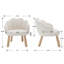Chaise pour enfant Flower avec pieds en bois massif-564881937