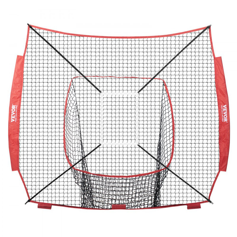 Filet d'entraînement de baseball 7 pi x 7 pi, sans le cadre