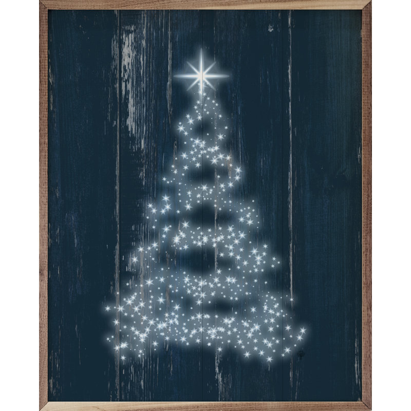 Star Tree Blue, 20" H x 16" W