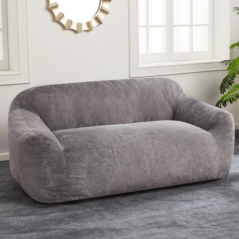 Pouf fauteuil, Gris