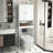 Over Toilet Shelf Organizer, White Wood Bathroom Cabinet With Removable Panel Toilet, Storage Detachable Board