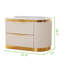 Table de chevet 2 tiroirs, armoire d'appoint