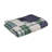 3 Piece Reversible Printed Quilt Set Green / Navy