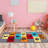 Easy Clean Non-Slip Rubberback Educational Town Traffic Play Kids Bedroom, Playroom Area Rug-1759103689-1759103701